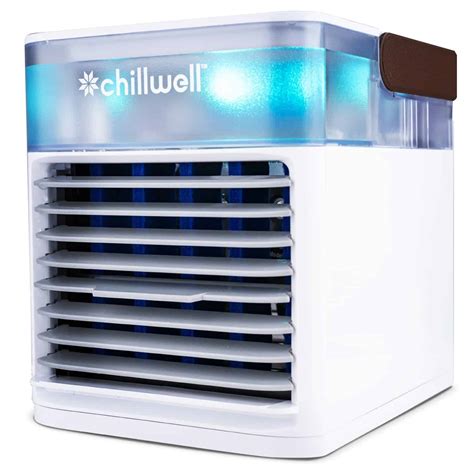 Chillwell ac - All-in-all, ChillWell 2.0 personal air cooler is an improved version of the original ChillWell AC. The underlying technology, compactness, water tank size, noise-free operation, ...